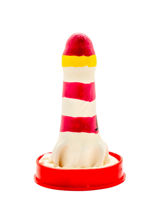 CONDOMERIE - PRESERVATIVO DECORATIVO PINTADO A MANO FARO