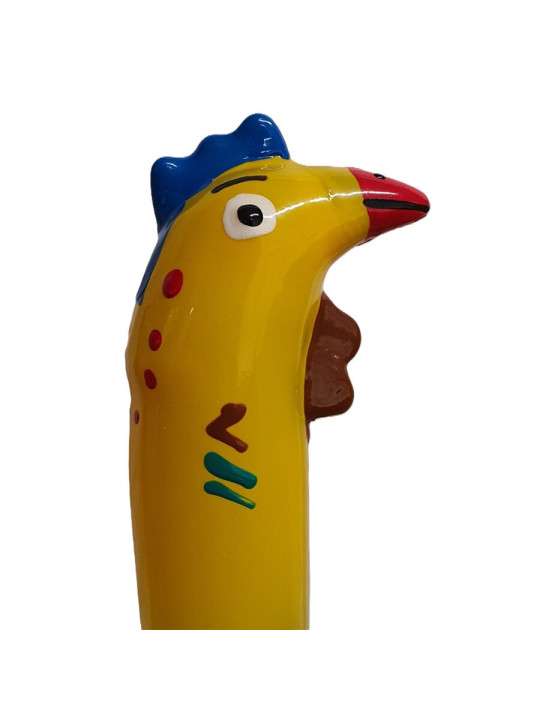 CONDOMERIE - PRESERVATIVO DECORATIVO PINTADO A MANO GALLO MODELO XL