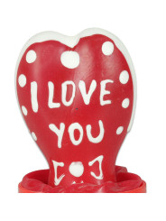 CONDOMERIE - PRESERVATIVO DECORATIVO PINTADO A MANO CORAZÓN - TE AMO MODELO 1