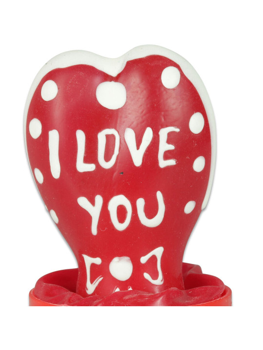 CONDOMERIE - PRESERVATIVO DECORATIVO PINTADO A MANO CORAZÓN - TE AMO MODELO 1