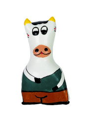 CONDOMERIE - PRESERVATIVO DECORATIVO PINTADO A MANO VACA MODELO XL