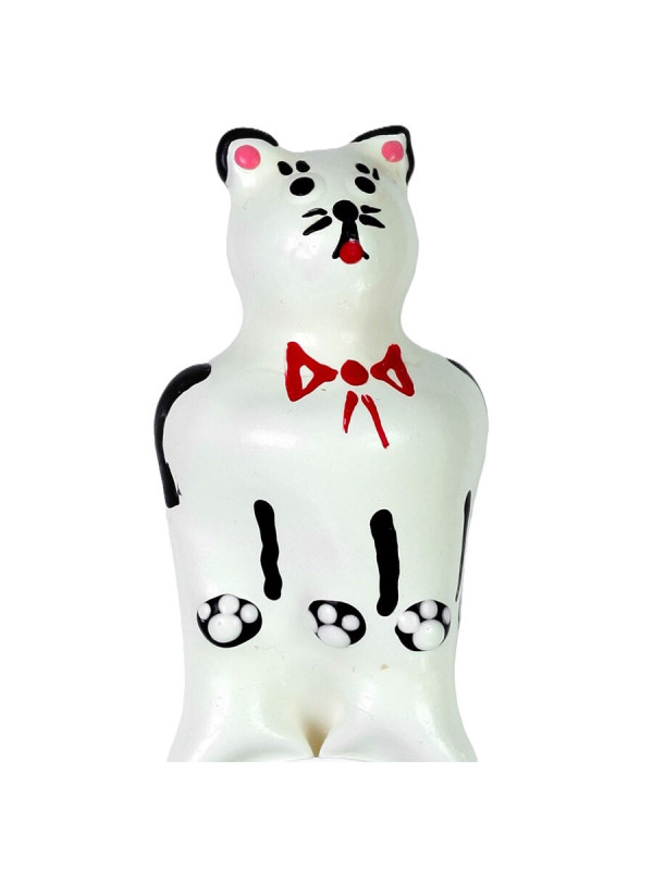 CONDOMERIE - PRESERVATIVO DECORATIVO PINTADO A MANO GATO MODELO XL