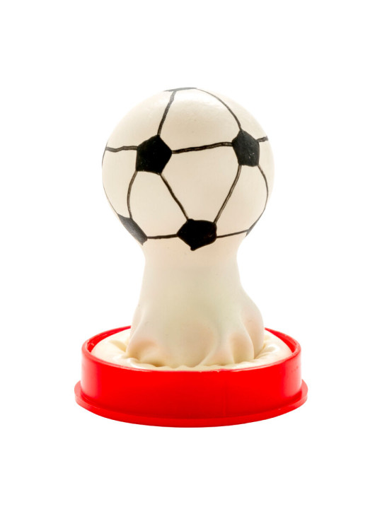 CONDOMERIE - PRESERVATIVO DECORATIVO PINTADO A MANO FÚTBOL AMERICANO