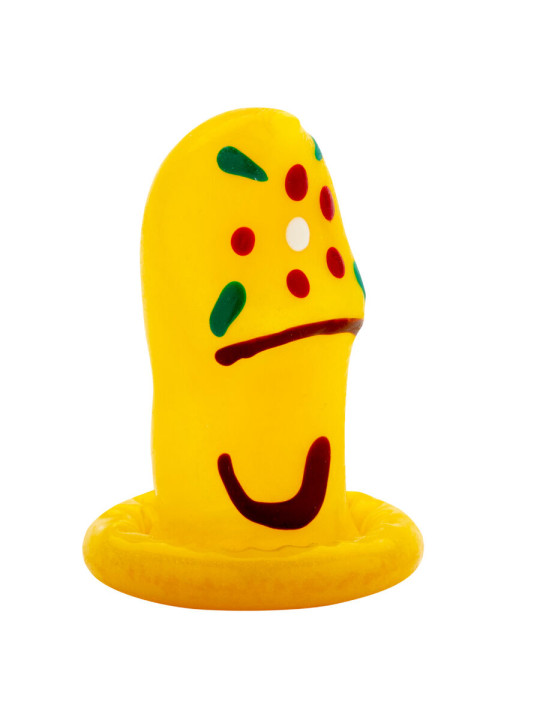 CONDOMERIE - PRESERVATIVO DECORATIVO PINTADO A MANO ZUECO