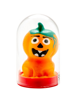 CONDOMERIE - PRESERVATIVO DECORATIVO PINTADO A MANO CALABAZA