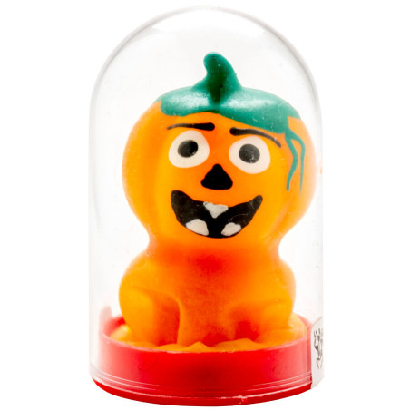 CONDOMERIE - PRESERVATIVO DECORATIVO PINTADO A MANO CALABAZA