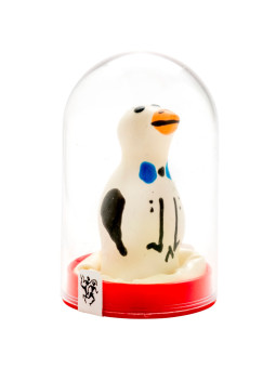 CONDOMERIE - PRESERVATIVO DECORATIVO PINTADO A MANO PINGÜINO