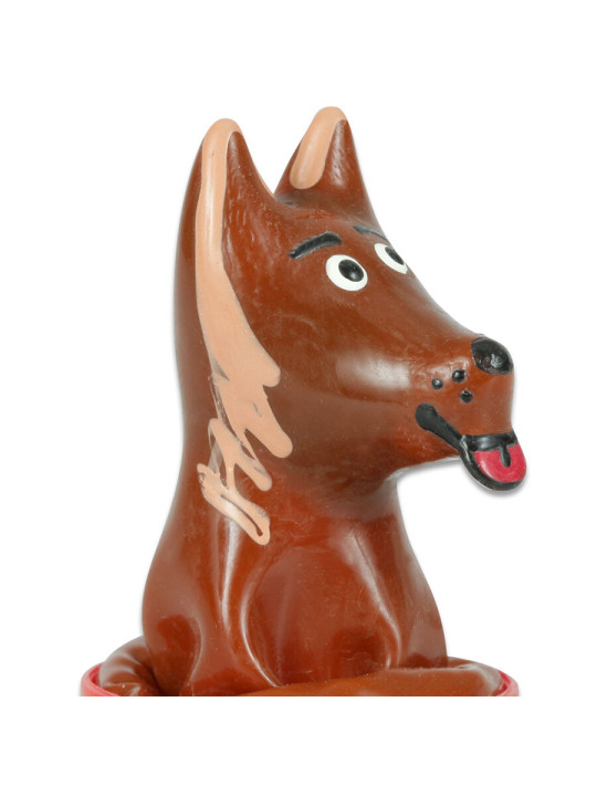 CONDOMERIE - PRESERVATIVO DECORATIVO PINTADO A MANO PERRO