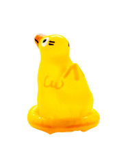 CONDOMERIE - PRESERVATIVO DECORATIVO PINTADO A MANO PATO