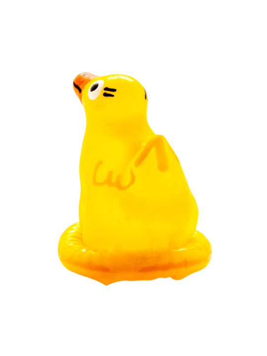 CONDOMERIE - PRESERVATIVO DECORATIVO PINTADO A MANO PATO