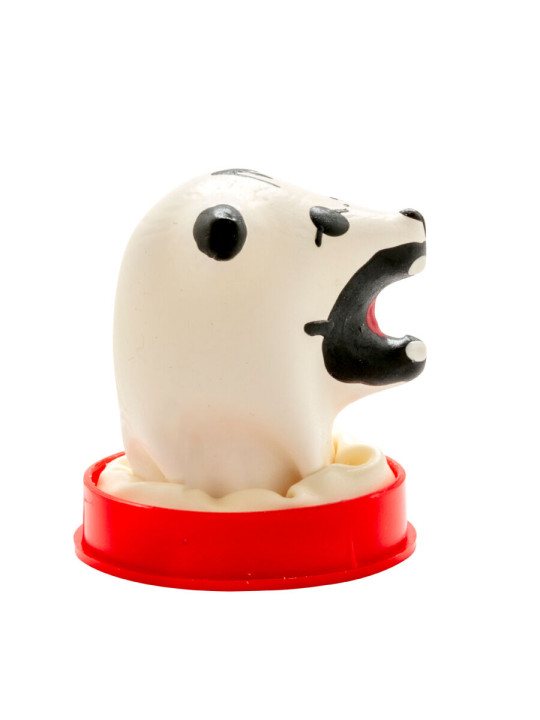CONDOMERIE - PRESERVATIVO DECORATIVO PINTADO A MANO OSO POLAR