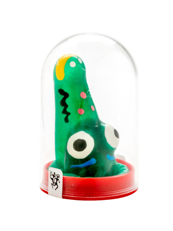 CONDOMERIE - PRESERVATIVO DECORATIVO PINTADO A MANO COCODRILO MODELO 1
