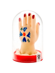 CONDOMERIE - PRESERVATIVO DECORATIVO PINTADO A MANO PALMA DE LA MANO MODELO 1