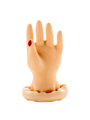 CONDOMERIE - PRESERVATIVO DECORATIVO PINTADO A MANO PALMA DE LA MANO MODELO 1