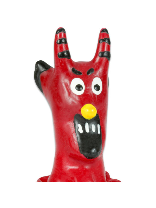 CONDOMERIE - PRESERVATIVO DECORATIVO PINTADO A MANO DIABLO ROJO
