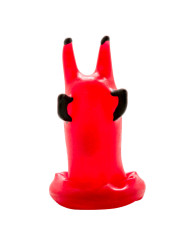 CONDOMERIE - PRESERVATIVO DECORATIVO PINTADO A MANO DIABLO ROJO