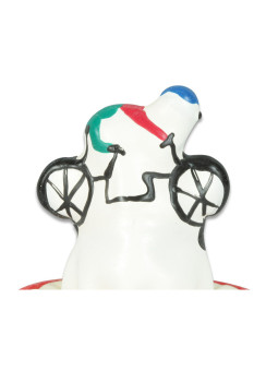 CONDOMERIE - PRESERVATIVO DECORATIVO PINTADO A MANO BICICLETA
