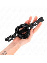 KINK - MORDAZA LABIAL CON CORREA DE POLIPIEL 63 x 2 CM AJUSTABLE 39-58 CM