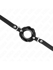 KINK - MORDAZA LABIAL CON CORREA DE POLIPIEL 63 x 2 CM AJUSTABLE 39-58 CM