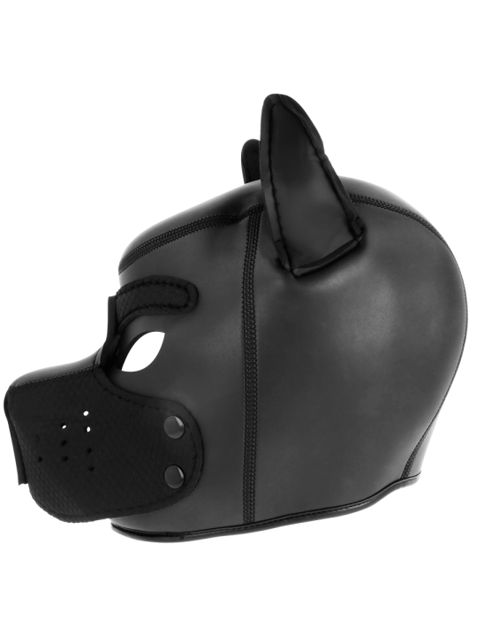 DARKNESS - MÁSCARA PERRO DE NEOPRENO CON HOCICO EXTRAÍBLE