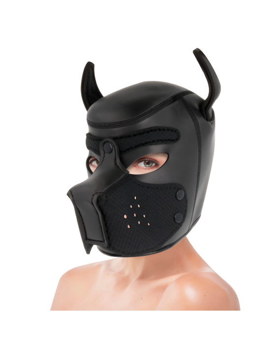 DARKNESS - MÁSCARA PERRO DE NEOPRENO CON HOCICO EXTRAÍBLE