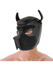 DARKNESS - MÁSCARA PERRO DE NEOPRENO CON HOCICO EXTRAÍBLE