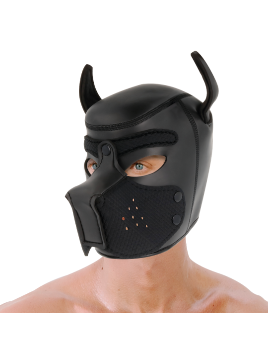 DARKNESS - MÁSCARA PERRO DE NEOPRENO CON HOCICO EXTRAÍBLE