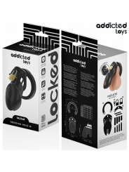 ADDICTED TOYS LOCKED - OBSIDIAN HOLD JAULA PARA PENE
