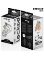 Addicted Toys Locked Silver Lock: jaula de castidad metal
