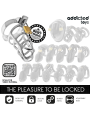 Addicted Toys Locked Silver Lock: jaula de castidad metal