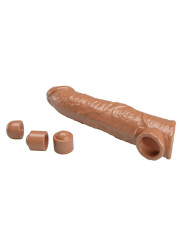 PRETTY LOVE - FUNDA EXTENSORA PARA PENE AJUSTABLE Ø 4 CM COLOR MARRÓN
