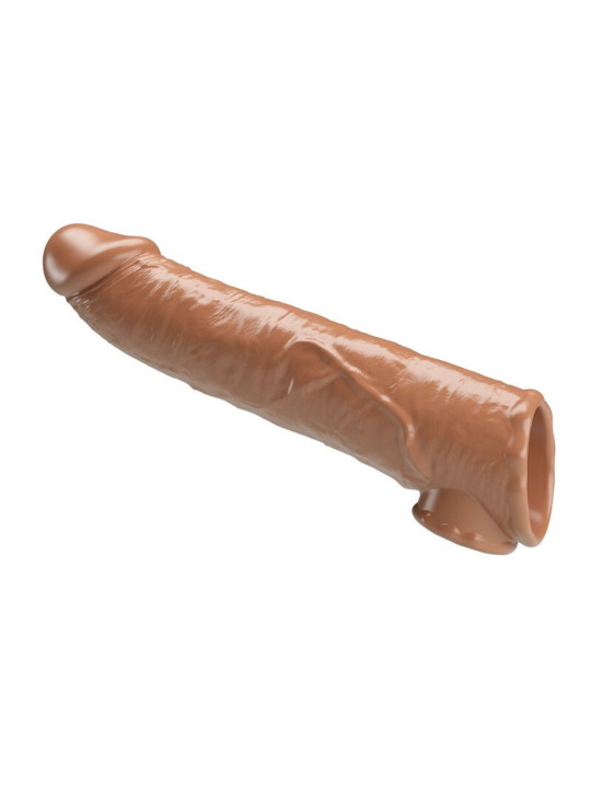 PRETTY LOVE - FUNDA EXTENSORA PARA PENE AJUSTABLE Ø 4 CM COLOR MARRÓN