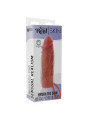 GET REAL - FUNDA HYDRATED SKIN DE SILICONA PARA PENE CARAMELO
