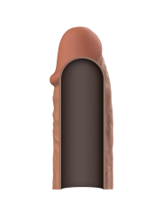 VIRILXL - EXTENSIÓN DE PENE LIQUID SILICONE V3 MARRÓN