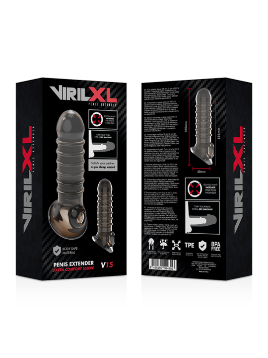 VIRILXL - EXTENSIÓN Y FUNDA DE PENE V15