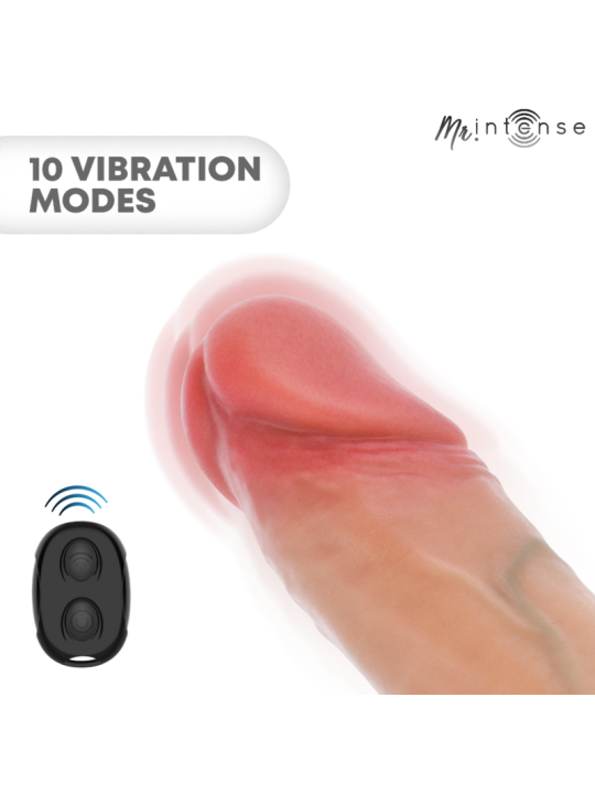MR INTENSE - ARNOLD VIBRADOR FUNDA PENE SILICONA CONTROL REMOTO -Ø- 4 CM
