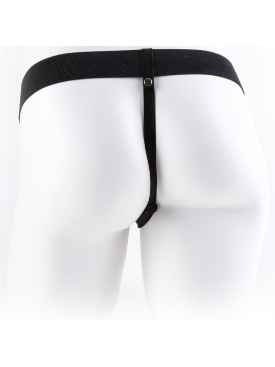 FETISH FANTASY SERIES - ARNÉS AJUSTABLE CONTROL REMOTO PENE REALÍSTICO CON TESTÍCULOS
