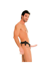 FETISH FANTASY SERIES - ARNÉS HUECO VIBRADOR PARA EL Y ELLA 14CM