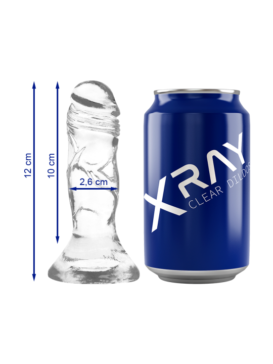X RAY - CLEAR DILDO -O- 2.6 CM