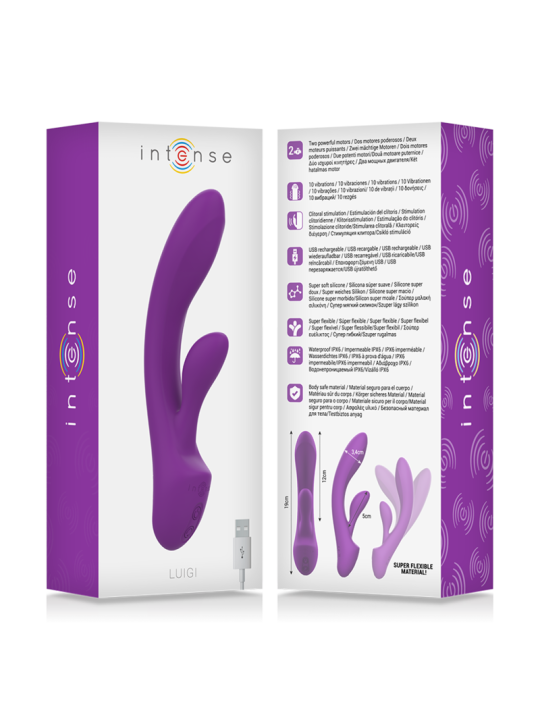 INTENSE - LUIGI VIBRADOR RABBIT SILICONA LIQUIDA