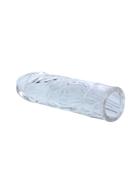 BAILE - FUNDA ROSA PENE SILICONA ESTIMULANTE 13 CM