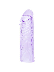 BAILE - FUNDA LILA PARA EL PENE EN SILICONA ADAPTABLE 13 CM