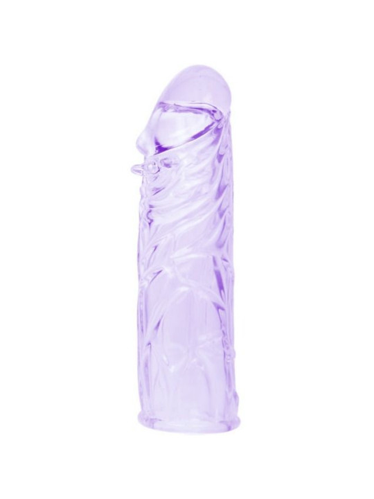BAILE - FUNDA LILA PARA EL PENE EN SILICONA ADAPTABLE 13 CM