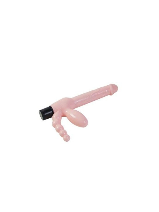 BAILE - ARNÉS SIN CUERDA TPR CON VIBRACIÓN Y ESTIMULACION ANAL 25.4 CM