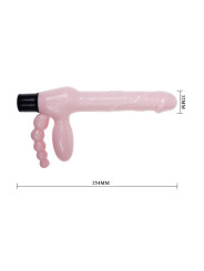 BAILE - ARNÉS SIN CUERDA TPR CON VIBRACIÓN Y ESTIMULACION ANAL 25.4 CM
