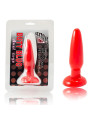 BAILE - PLUG ANAL PEQUEÑO ROJO 15 CM
