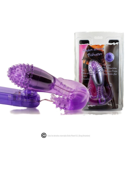 BAILE - ESTIMULADOR LILA VAGINAL Y ANAL CON VIBRACIÓN