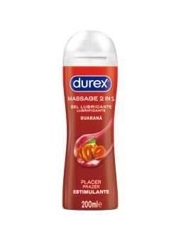 DUREX - GEL LUBRICANTE DE MASAJE ESTIMULANTE GUARANÁ 200 ML