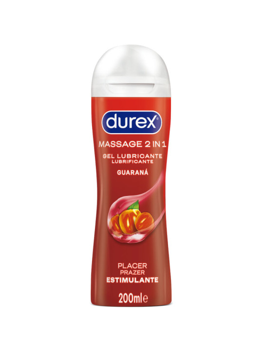 DUREX - GEL LUBRICANTE DE MASAJE ESTIMULANTE GUARANÁ 200 ML