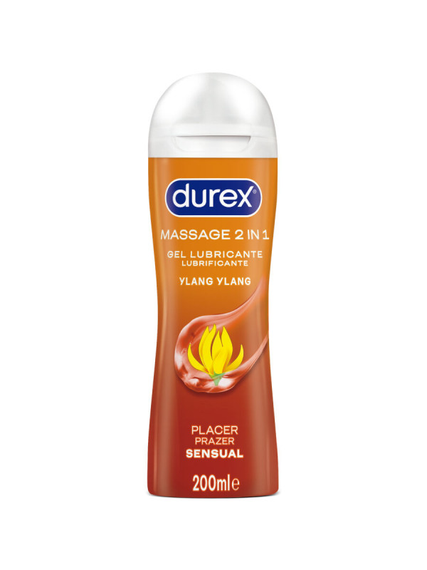DUREX - GEL LUBRICANTE DE MASAJE SENSUAL YLANG YLANG 200 ML